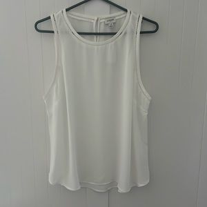 New with tags J.Crew 14 sleeveless tank top blouse shirt top eggshell white